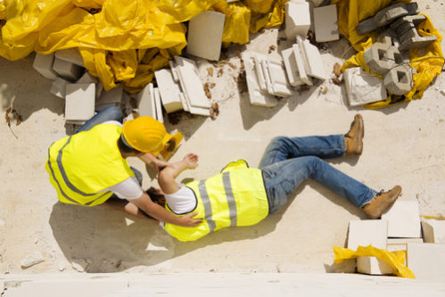 Construction accident worker's compensation