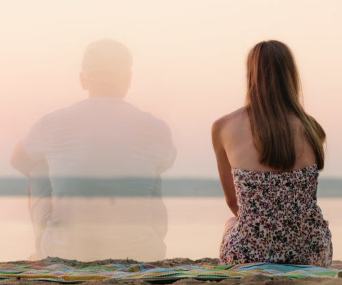 person sitting next to their significant other after a wrongful death event
